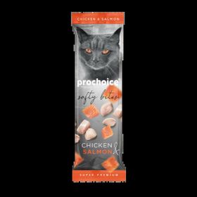 Prochoice Softy Bites Tavuklu ve Somonlu Yumuşak 10 GR Kedi Ödül Maması