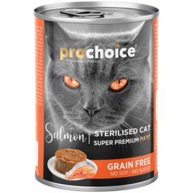 Prochoice Sterilised Somonlu Tahılsız Pate 400 gr Kısırlaştırılmış Kedi Konservesi
