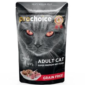 Prochoice Tahılsız Kuzu ve Ciğerli 85 gr Yetişkin Kedi Maması