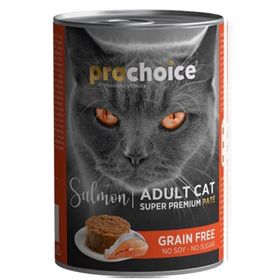 Prochoice Tahılsız Somonlu Ezme Konserve 12x400 gr Kedi Maması