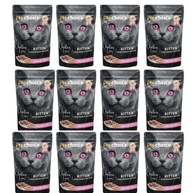 Prochoice Tahılsız Tavuklu ve Ciğerli 12x85 gr Yaş Yavru Kedi Maması