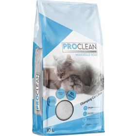 ProClean Marsilya Sabun Kokulu İnce Taneli 10 lt Topaklanan Kedi Kumu