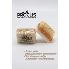 Proclis Doğal Kabak Lifli 130 gr Eşek Sütlü Ballı Doğal Sabun
