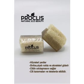 Proclis Doğal Kabak Lifli 130 gr Eşek Sütlü Doğal Sabun