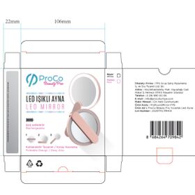 Proco Beauty Pro Led Kulplu Makyaj Aynası