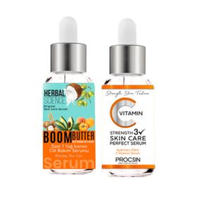Procsin 20 ml C Vitamini + 20 ml Boom Butter Cilt Bakım Serumu