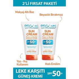 Procsin 2x50 ml Güneş Kremi