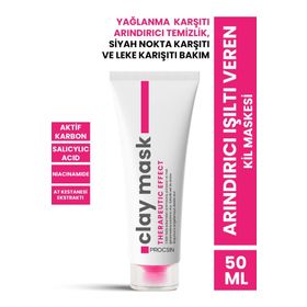 Procsin Arıdındırıcı Işıltı Veren 50 ml Kil Maskesi