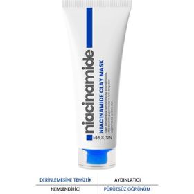 Procsin Niacinamide 50 ml Aydınlatıcı Kil Maskesi