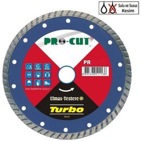 ProCut AB 115 mm Turbo Kanallı Elmas Testere