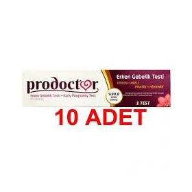 Prodoctor 10 Adet Pratik Erken Gebelik Testi