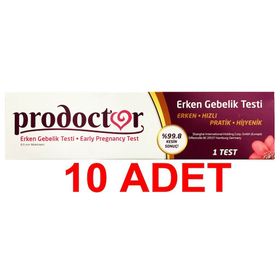 Prodoctor 10 Adet Pratik Erken Gebelik Testi