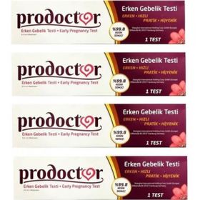Prodoctor 4 Adet Erken Gebelik Testi