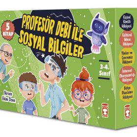 Profesör Debi İle Sosyal Bilgiler Seti 5 Kitap - Timaş Çocuk