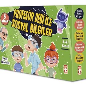 Profesör Debi İle Sosyal Bilgiler Seti 5 Kitap - Timaş Çocuk