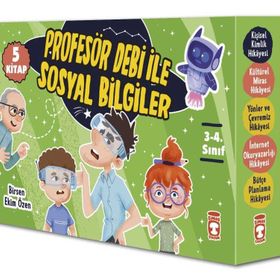 Profesör Debi İle Sosyal Bilgiler Seti 5 Kitap - Timaş Çocuk