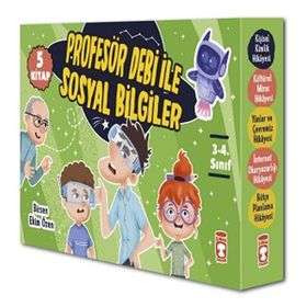 Profesör Debi İle Sosyal Bilgiler Seti 5 Kitap - Timaş Çocuk
