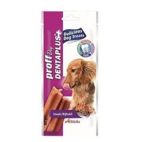 Proff Dentaplus 4x20 gr Biftekli Köpek Ödülü