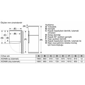 Profilo BD2086WDAN Buzdolabı