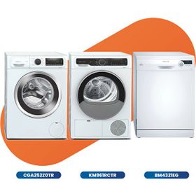Profilo CGA252Z0TR Çamaşır Makinesi + KM961RCTR Çamaşır Kurutma Makinesi + BM4321EG Bulaşık Makinesi