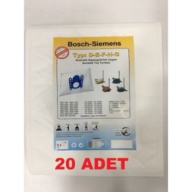 Profilo VSQ 4 PT 2430 20 Adet Süpürge Bez Toz Torbası