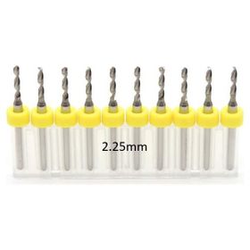 Profisher Mikro Karbür Metal CNC Sondaj PCB 2.25 mm 10'lu Matkap Ucu