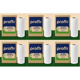 Proftr 50x25 cm 50 mt 36'lı Set Çift Katlı Muayene Sedye Masa Örtüsü