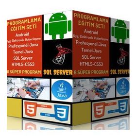 Programlama Eğitim Seti - 125 Saatlik Özel Anlatım - Enine Boyuna Eğitim