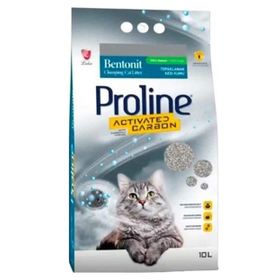 Proline 10 lt Aktif Karbonlu Topaklaşan İnce Bentonit Kedi Kumu