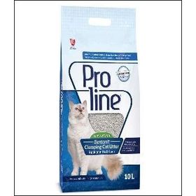 Proline 10 lt Kokusuz İnce Taneli Bentonit Parfümsüz Topaklanan Kedi Kumu