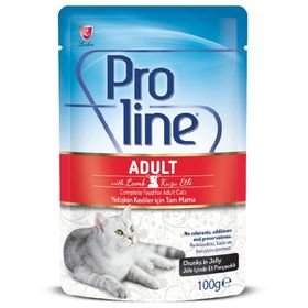 Proline 100 gr Kedi Kuzu Etli Pouch Jelly Konserve