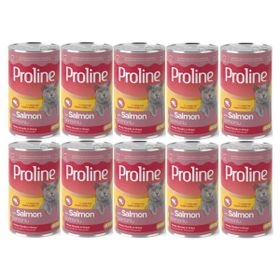 Proline 10x400 gr Somonlu Yetişkin Kedi Konservesi