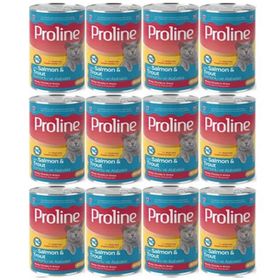 Proline 12x400 gr Somonlu ve Alabalıklı Yetişkin Kedi Konservesi