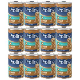 Proline 12x400 gr Sos İçinde Et Parçacıklı Dana Etli Yetişkin Köpek Konservesi
