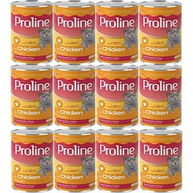 Proline 12x400 gr Tavuklu Yetişkin Kedi Konservesi