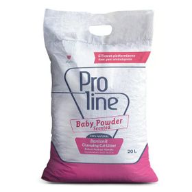 Proline 20 lt Bebek Pudrası Kokulu Topaklanan Doğal Kedi Kumu