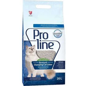 Proline 20 lt Doğal Unscented Topaklanan Kokusuz Kedi Kumu