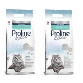 Proline 2x10 lt Extra Sodium Kokusuz Topaklanan İnce Taneli Kedi Kumu