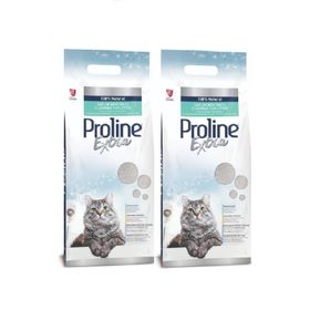 Proline 2x10 lt Extra Sodium Kokusuz Topaklanan İnce Taneli Kedi Kumu