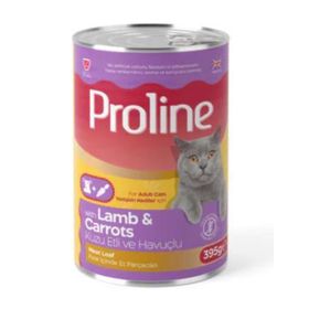 Proline 395 gr Kuzu Etli ve Havuçlu Pate Et Parçalı Kedi Konservesi