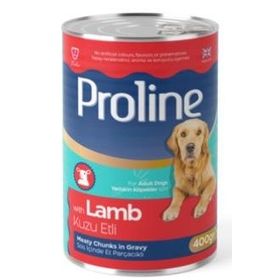 Proline 400 gr Sos İçinde Parça Etli Yetişkin Kuzu Etli Konserve Köpek Maması