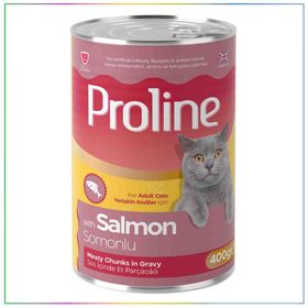 Proline 400 gr Sos İçinde Parça Somon Etli Yetişkin Kedi Konservesi