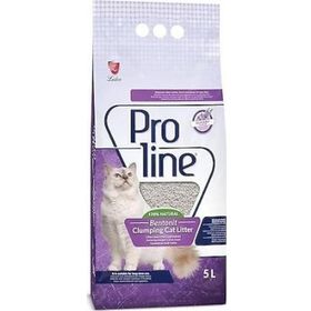 Proline 5 lt 4 Adet Lavantalı Topaklaşan İnce Bentonit Kedi Kumu