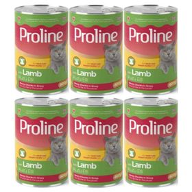 Proline 6x400 gr Kuzu Etli Kedi Konservesi