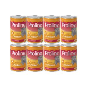 Proline 8x400 gr Tavuklu Yetişkin Kedi Konservesi