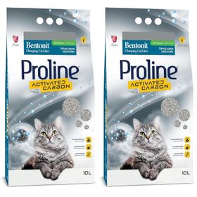 Proline Aktif Karbonlu 2x10 lt Kokusuz Topaklanan Kedi Kumu