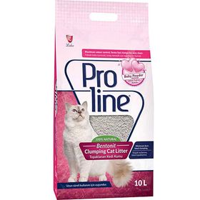 Proline Bentonit Bebek Pudra Kokulu 10 lt Kedi Kumu