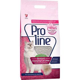 Proline Bentonit Bebek Pudra Kokulu 5 lt Kedi Kumu