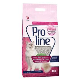 Proline Bentonit Bebek Pudralı Topaklanan 10 lt Kedi Kumu