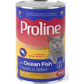 Proline Okyanus Balıklı Pate İçinde Et Parçacıklı 12x395 gr Konserve Kedi Maması